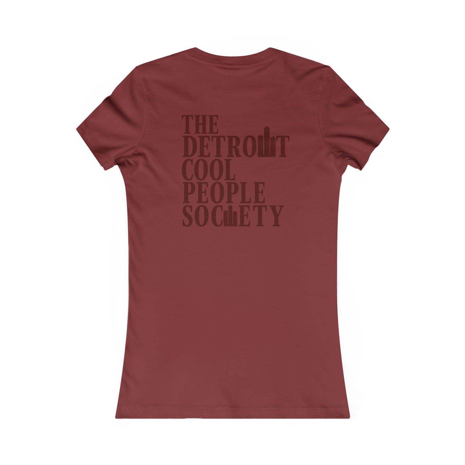 The Detroit Cool People Society Fitted Women&