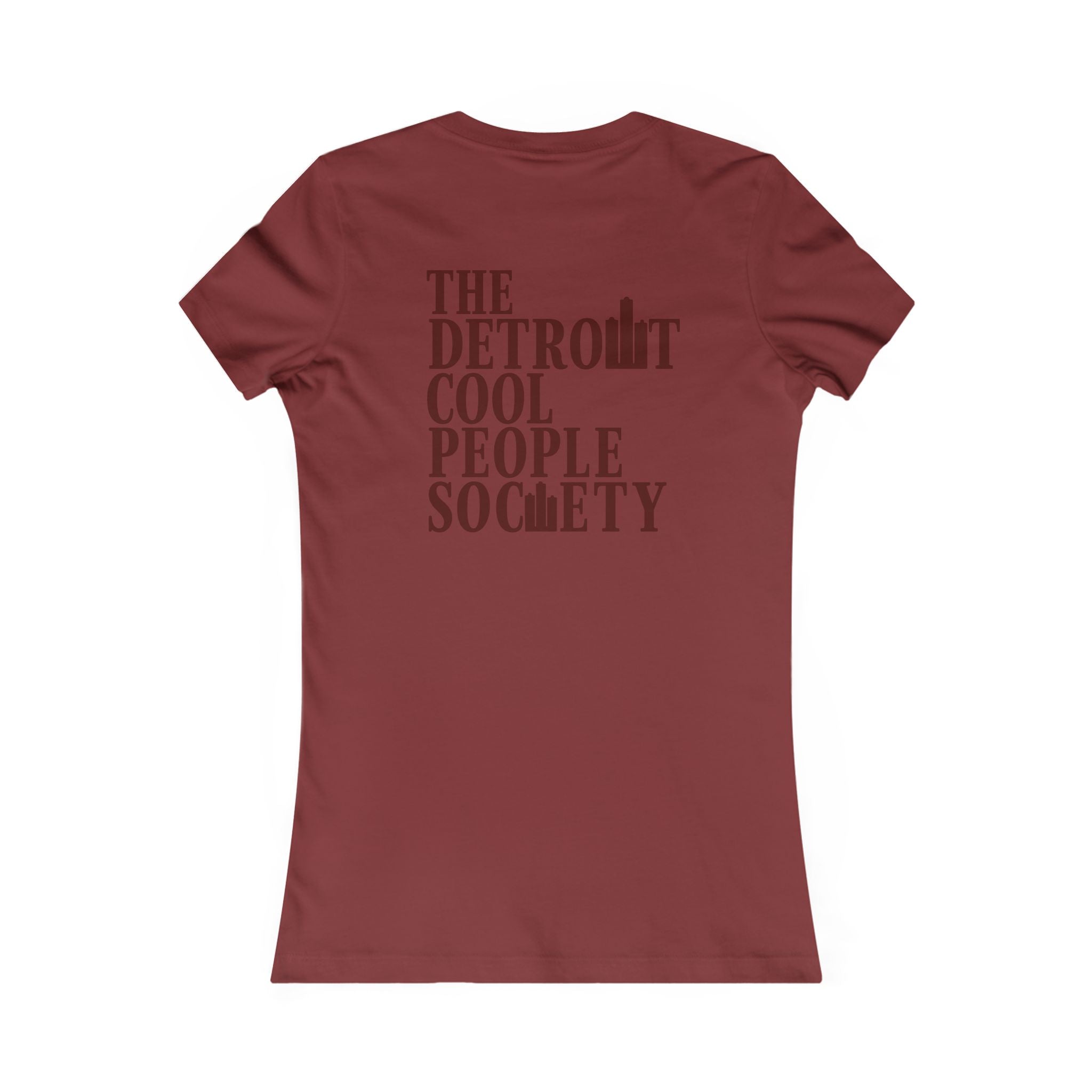 The Detroit Cool People Society Fitted Women&