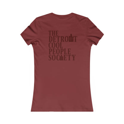 The Detroit Cool People Society Fitted Women&