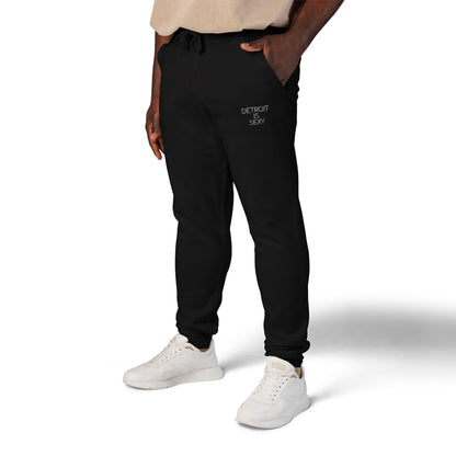 Detroit Is Sexy Unisex Fleece Embroidered Joggers - Tonyalicious Tees