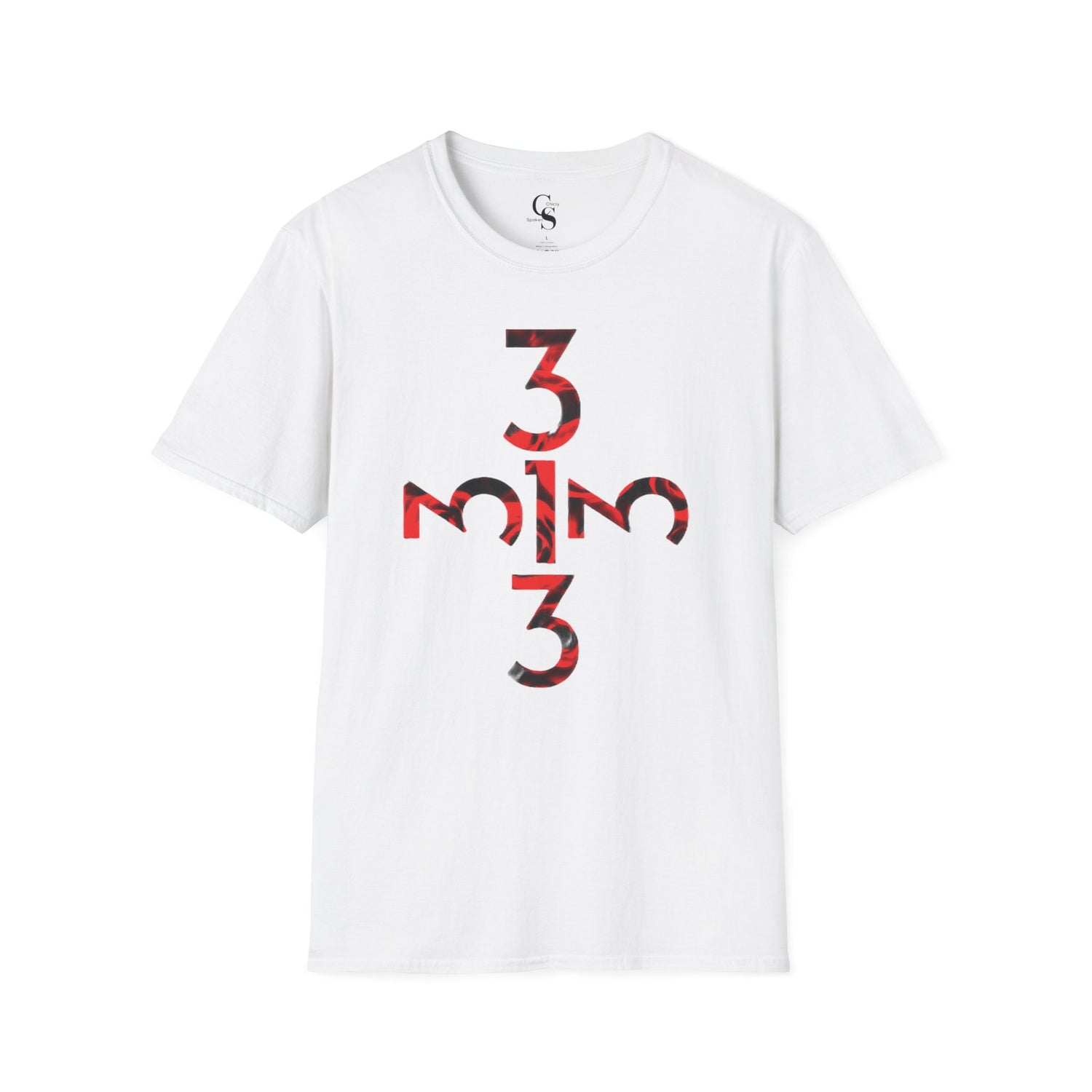 Twisted Rose Embedded 313 Tee - Front and Back Print - Tonyalicious Tees