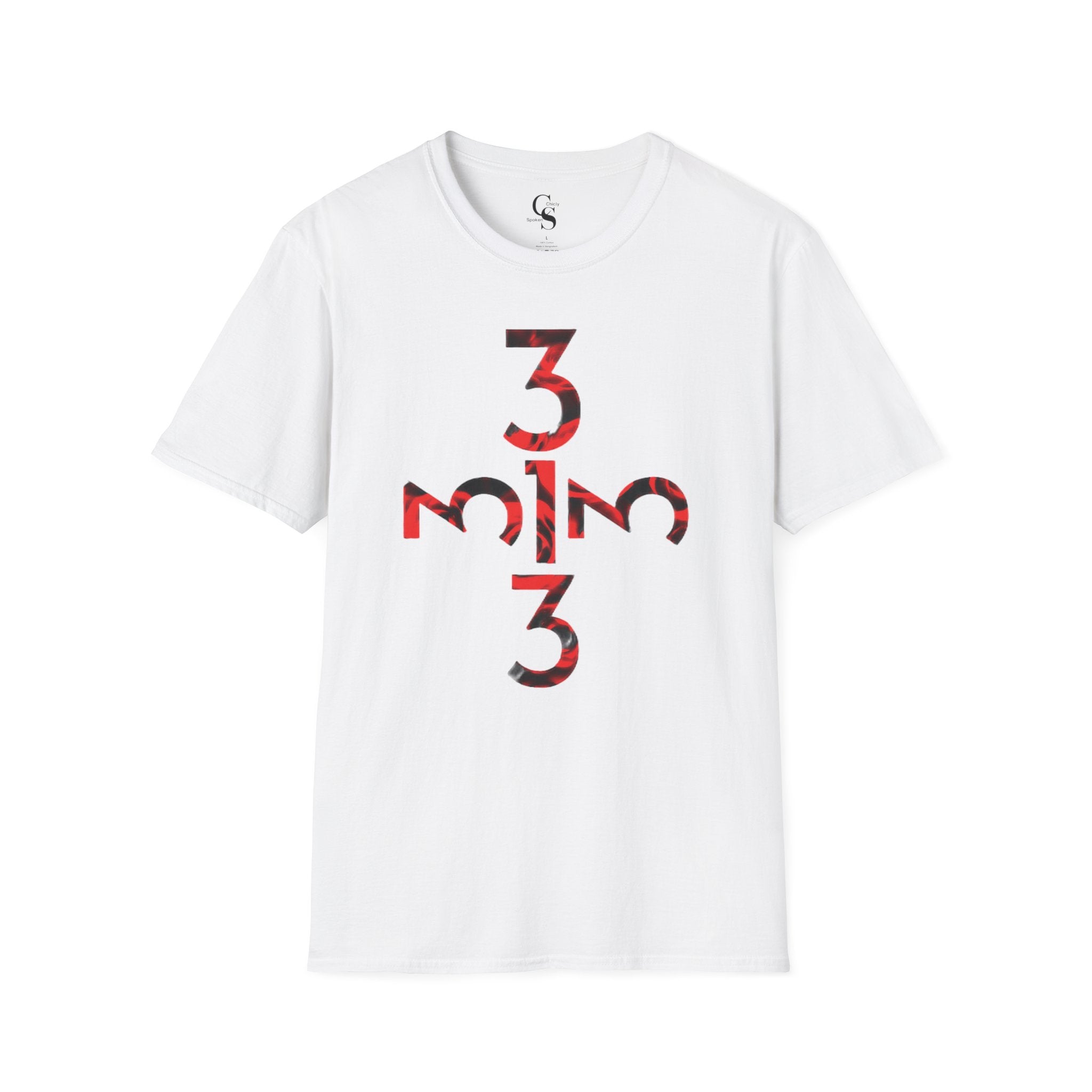 Twisted Rose Embedded 313 Tee - Front and Back Print - Tonyalicious Tees