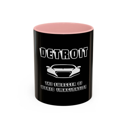 Detroit Swagger Coffee Mug - Bold Black - Tonyalicious Tees