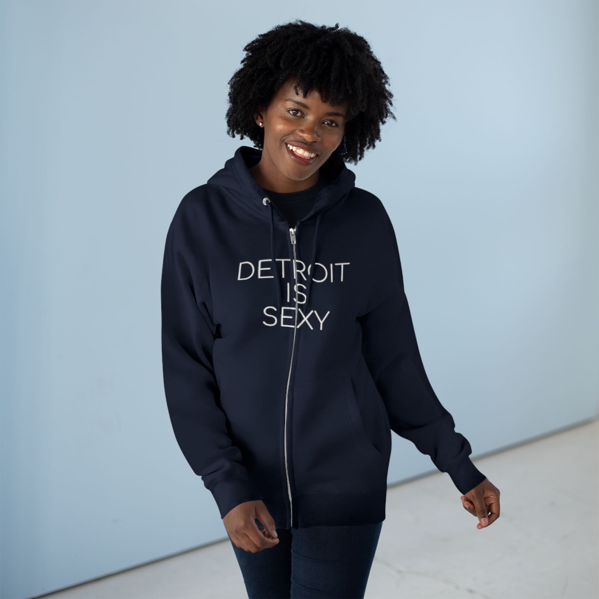 Detroit Sexy Zip Hoodie