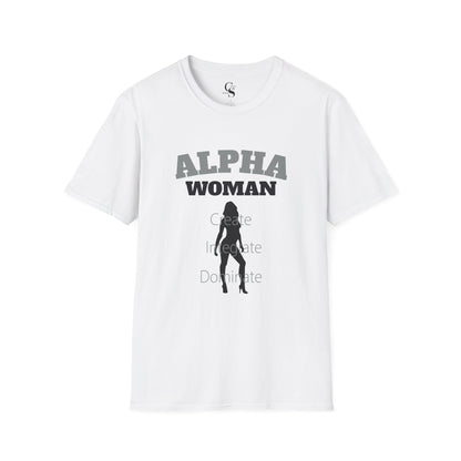 Alpha Woman Tee - Front and Back Print - Tonyalicious Tees