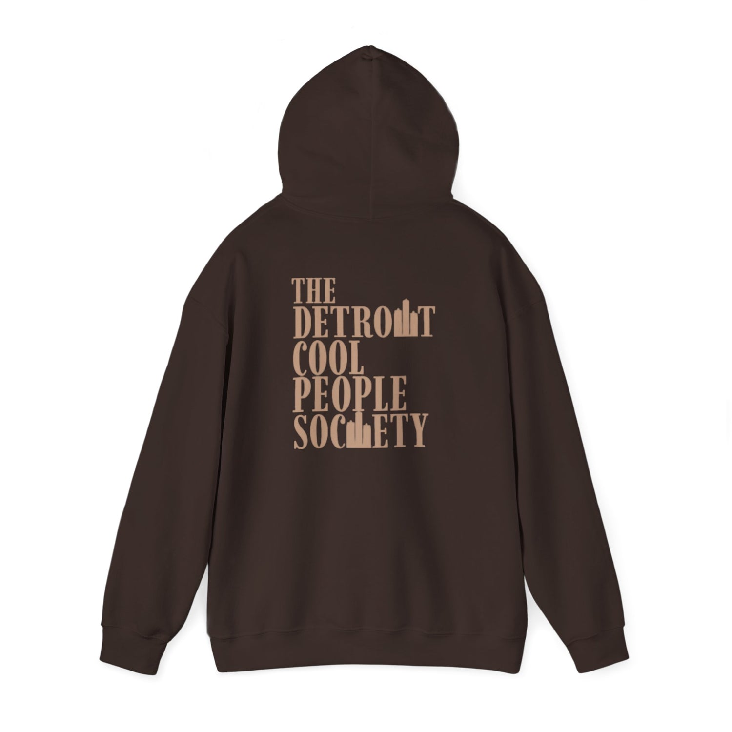 The Detroit Cool People Society Hoodie - Front and Back print - Tonyalicious Tees