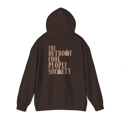 The Detroit Cool People Society Hoodie - Front and Back print - Tonyalicious Tees