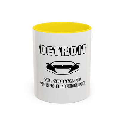 Detroit Swagger Mug - White - Tonyalicious Tees