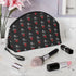 Bougy not Snobby Black Monogram Makeup Bag with Wristlet - Tonyalicious Tees