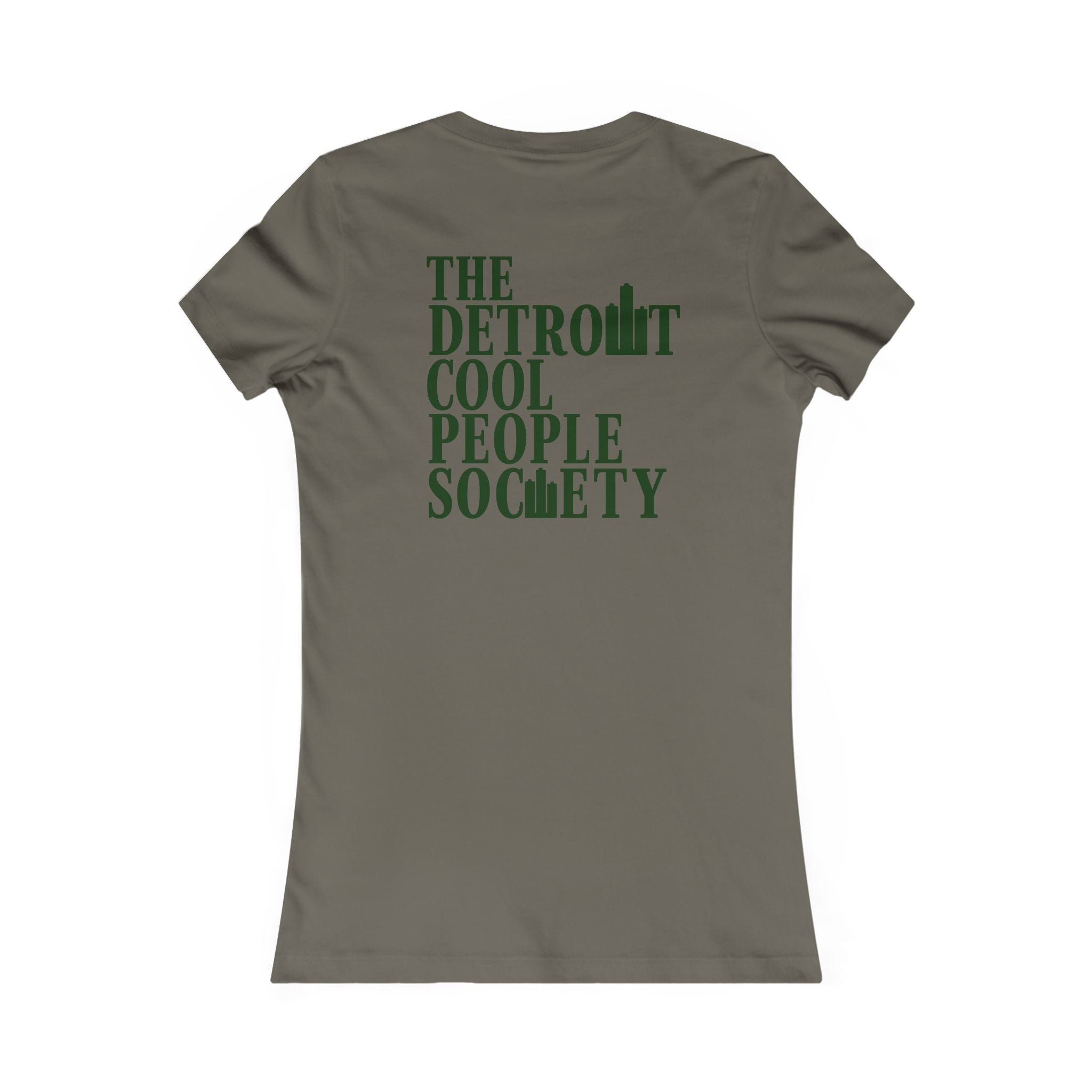 The Detroit Cool People Society Fitted Women&