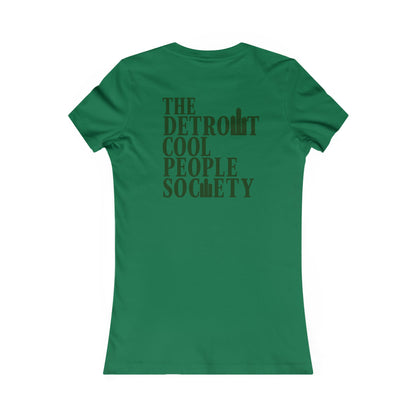 The Detroit Cool People Society Fitted Women&