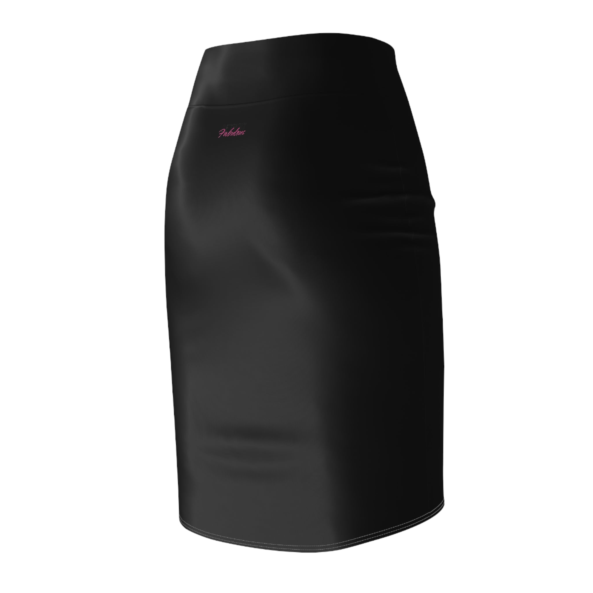 Detroit Fabulous Black Mid Waist Pencil Skirt - Tonyalicious Tees