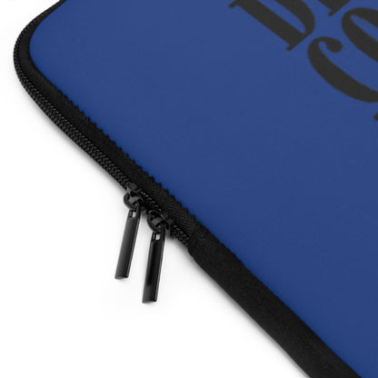The Detroit Cool People Society Blue Laptop Sleeve