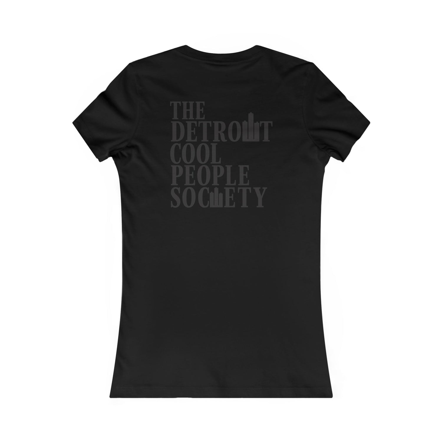 The Detroit Cool People Society Fitted Women&