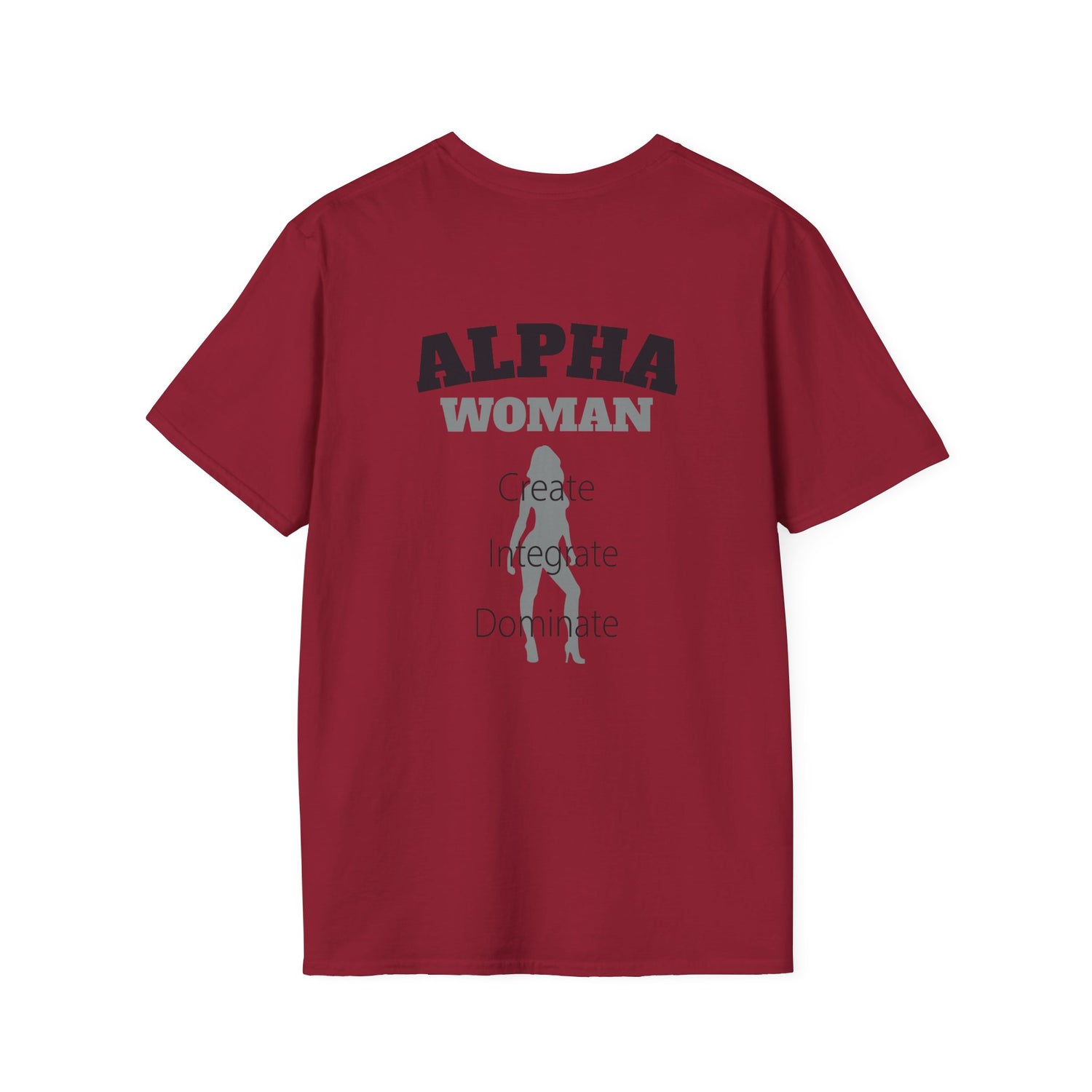 Alpha Woman Tee - Front and Back Print - Tonyalicious Tees