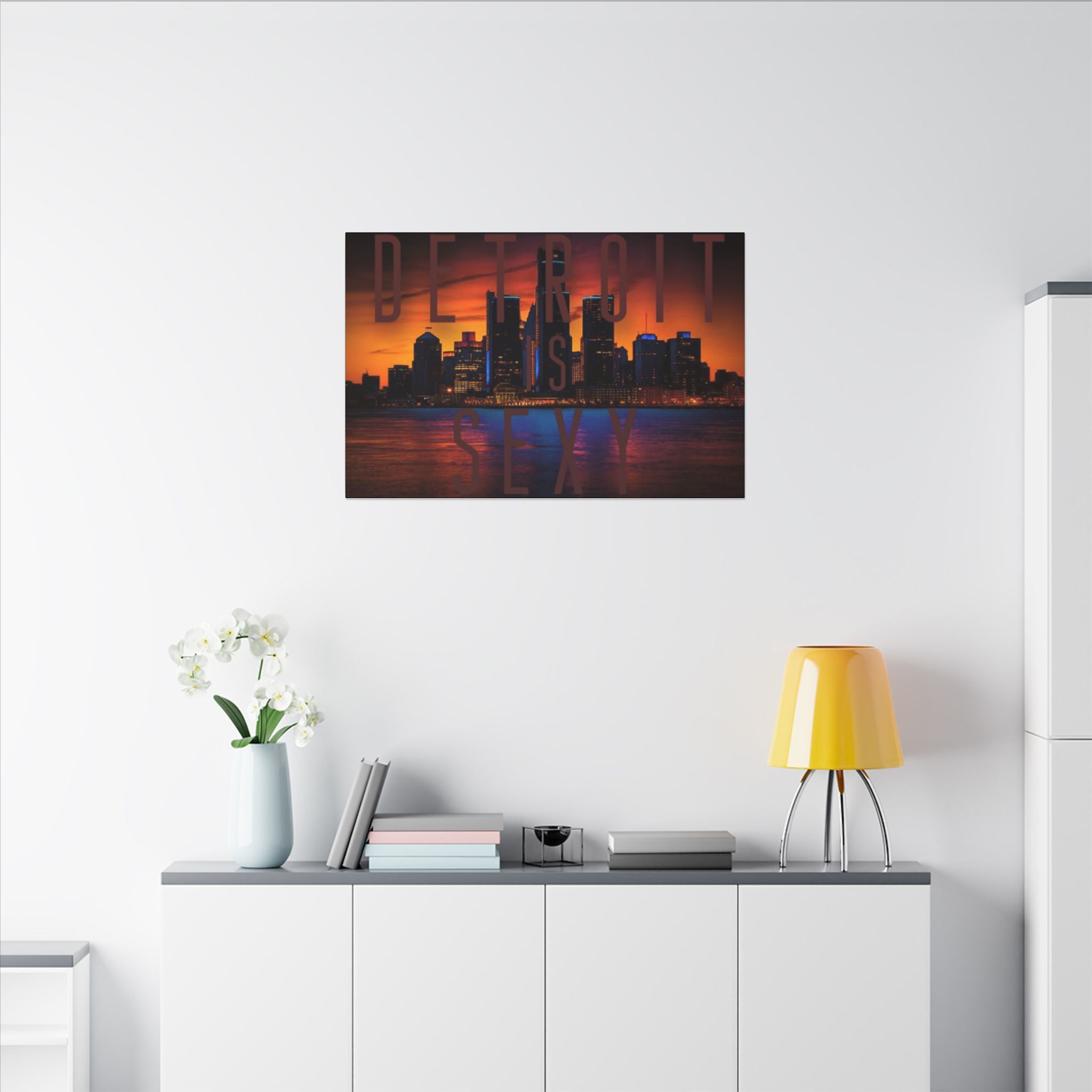 Detroit is Sexy Canvas Wall Art - Tonyalicious Tees