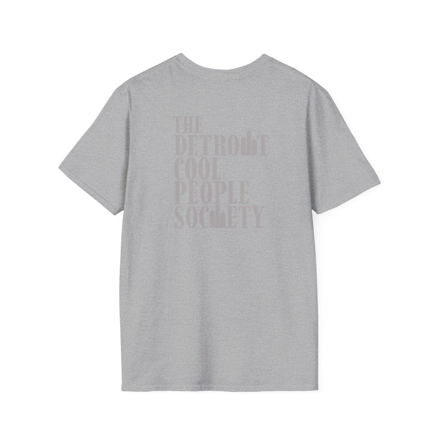 Detroit Cool People Society Tee - Front and Back Print Alternate Colors - Tonyalicious Tees