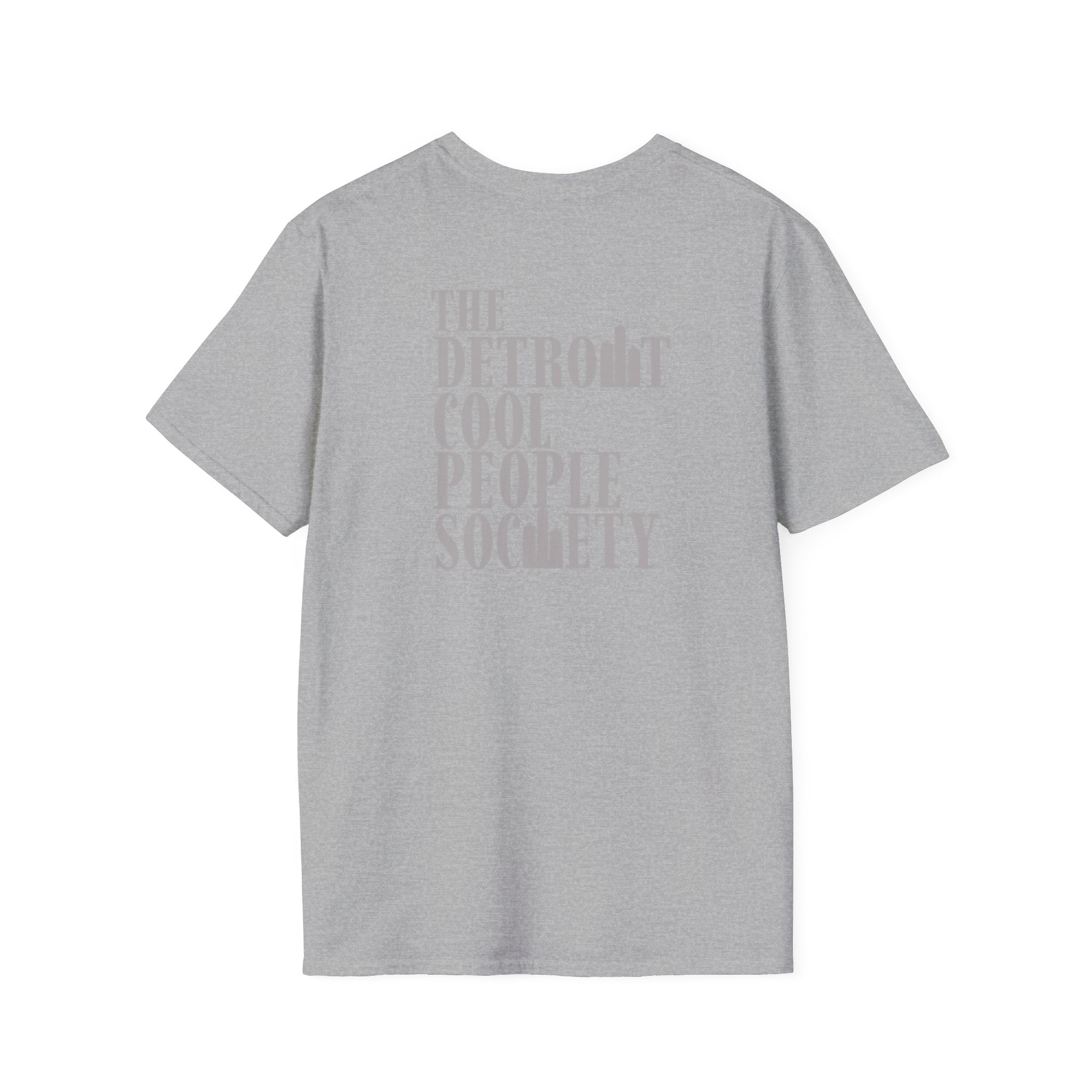 Detroit Cool People Society Tee - Front and Back Print Alternate Colors - Tonyalicious Tees