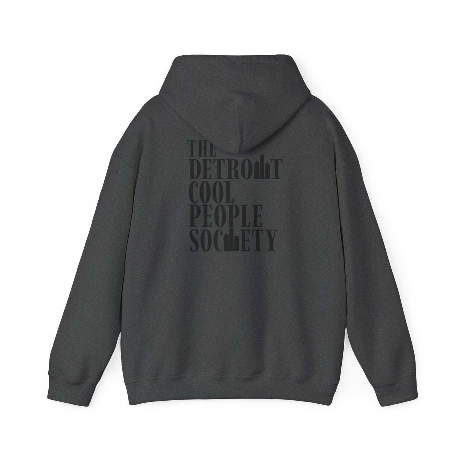 The Detroit Cool People Society Hoodie - Front and Back print