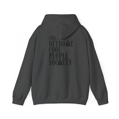 The Detroit Cool People Society Hoodie - Front and Back print