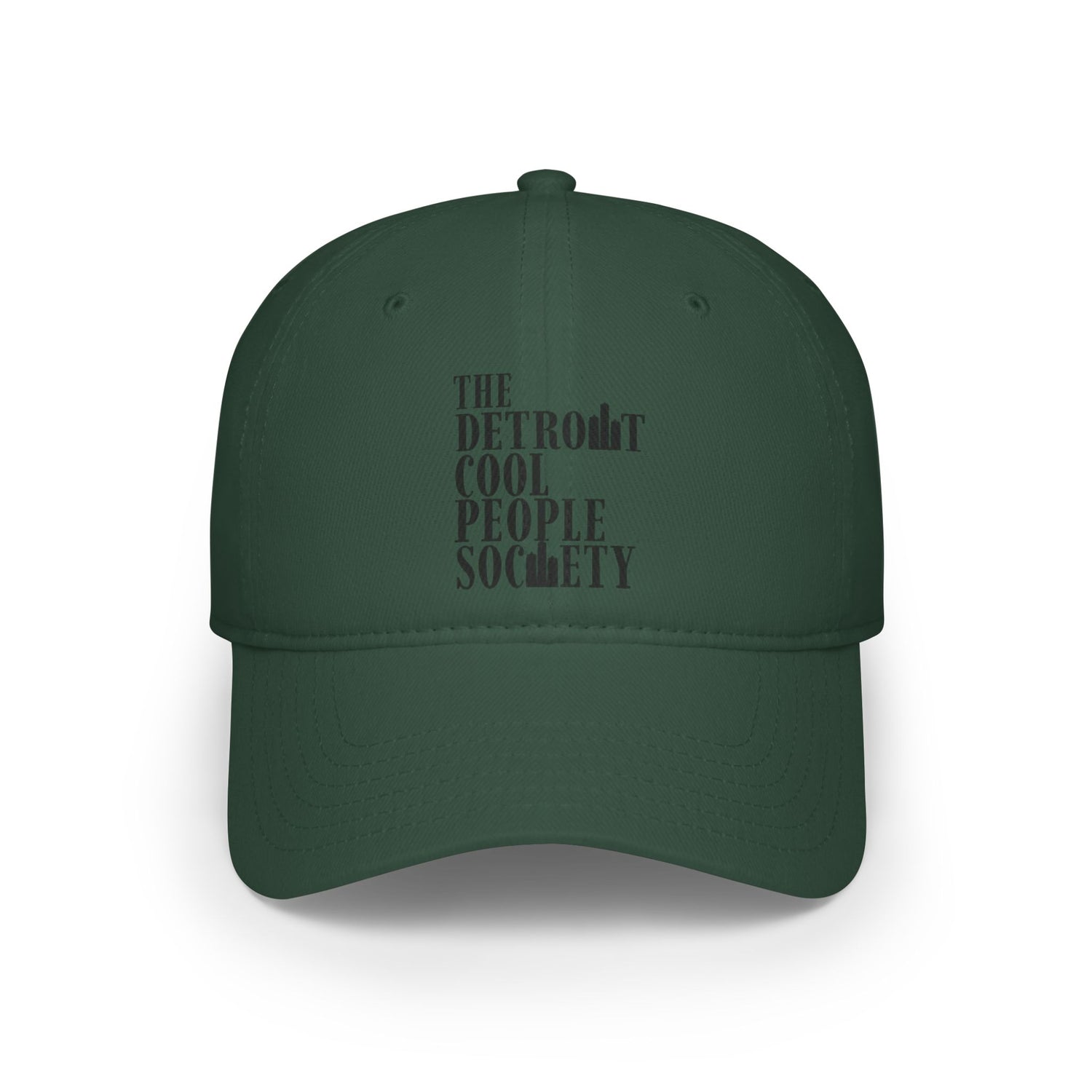 The Detroit Cool People Society Baseball Cap - Black