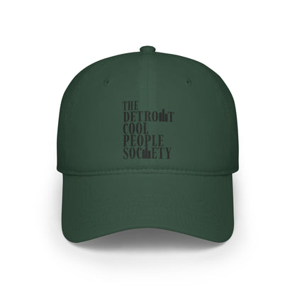 The Detroit Cool People Society Baseball Cap - Black