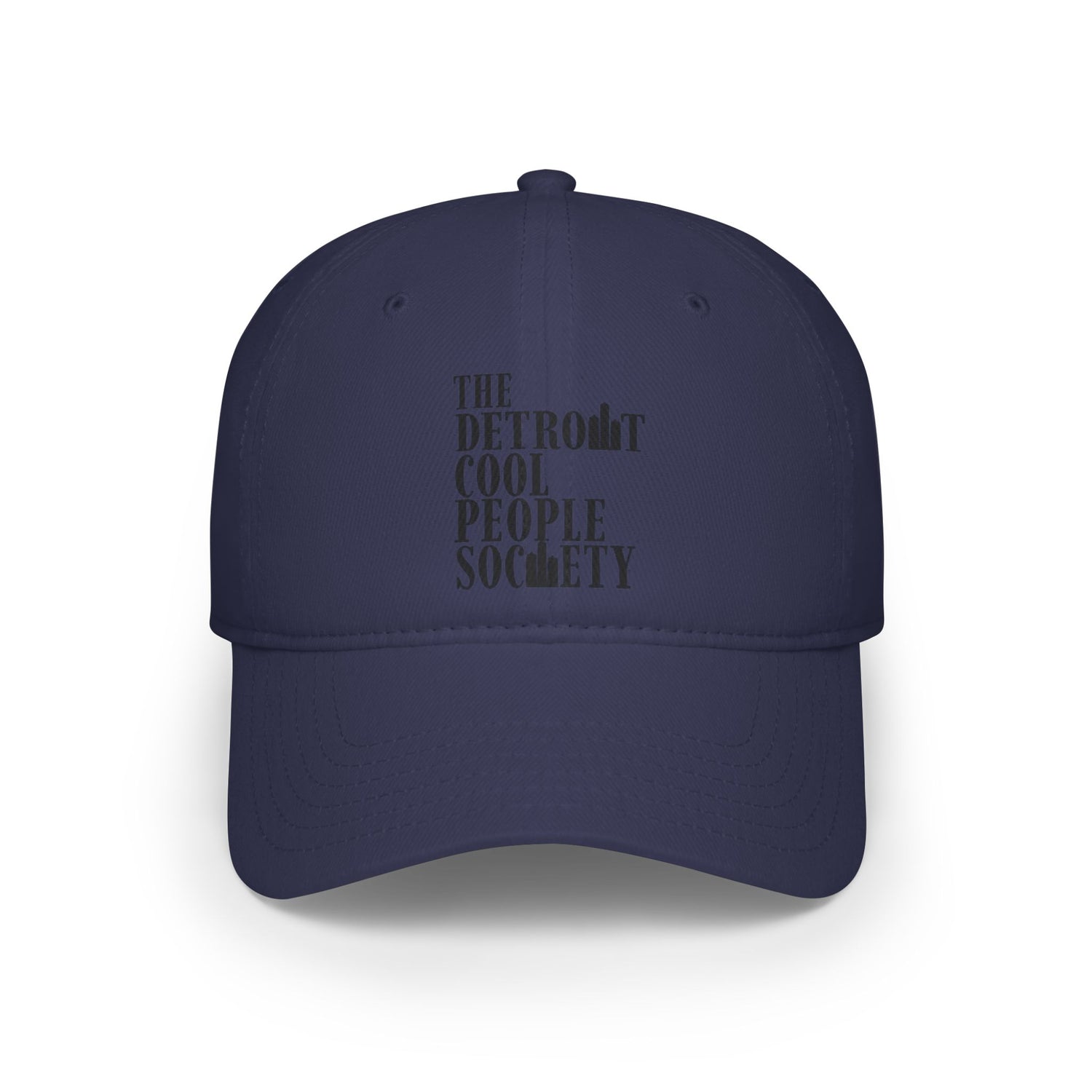 The Detroit Cool People Society Baseball Cap - Black
