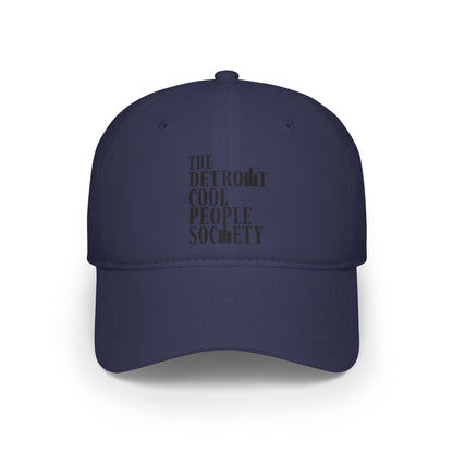 The Detroit Cool People Society Baseball Cap - Black