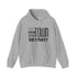 Up, Mid, Downtown Detroit Hoodie - Black Print - Tonyalicious Tees
