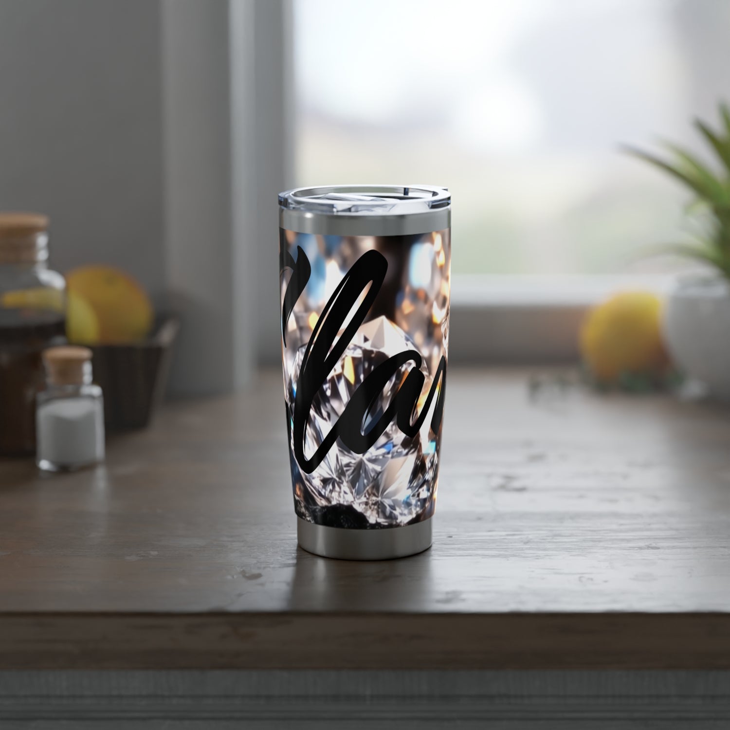 Glam Diamonds Tumbler