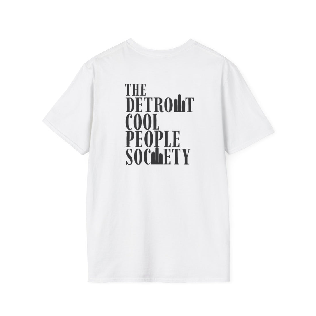 The Detroit Cool People Society Tee - Front and Back Print