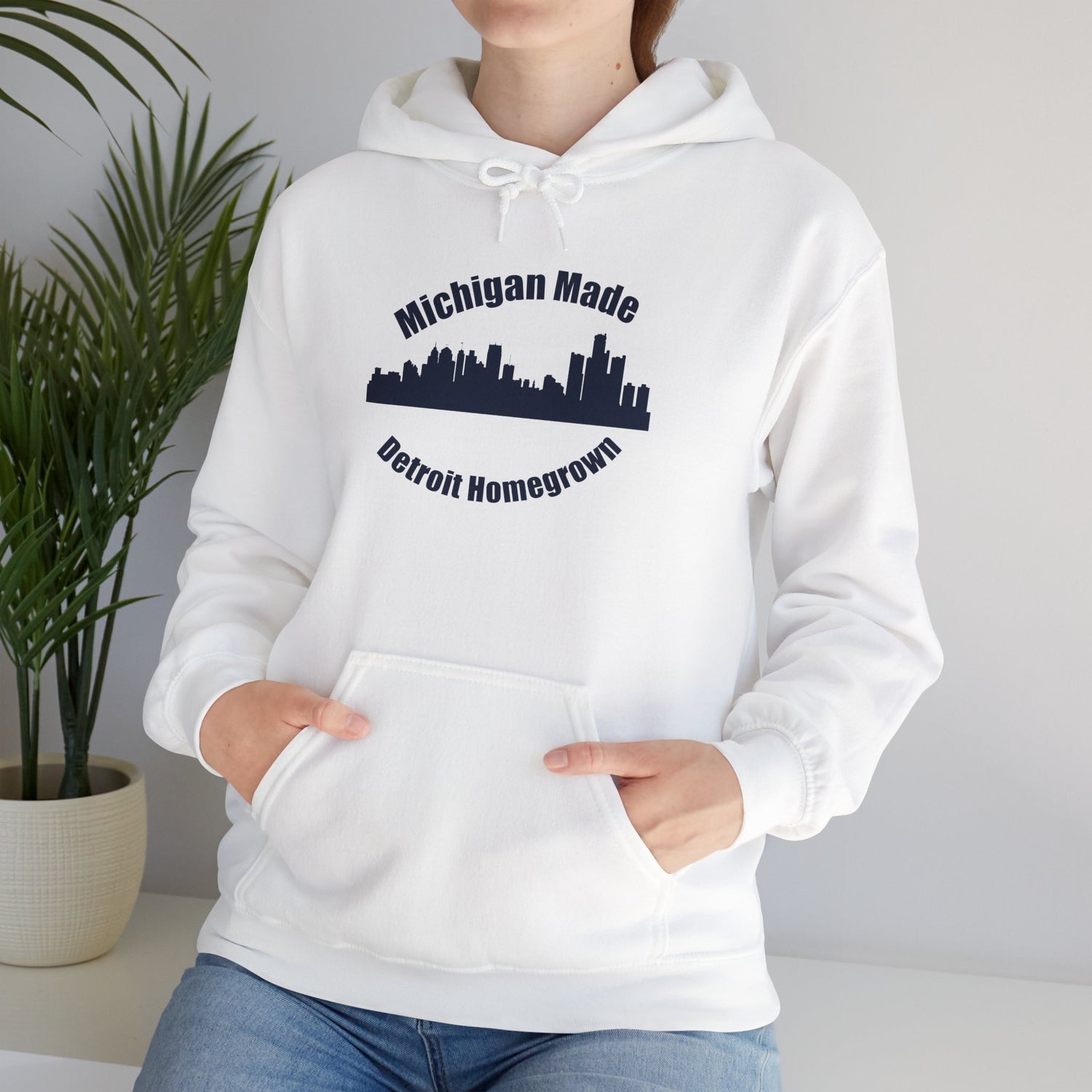 Michigan Made, Detroit Homegrown Hoodie - Tonyalicious Tees