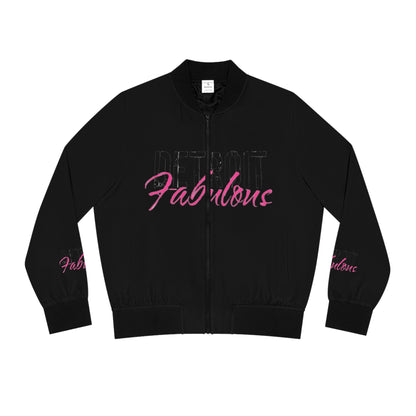 Detroit Fabulous Black Bomber Jacket - Tonyalicious Tees