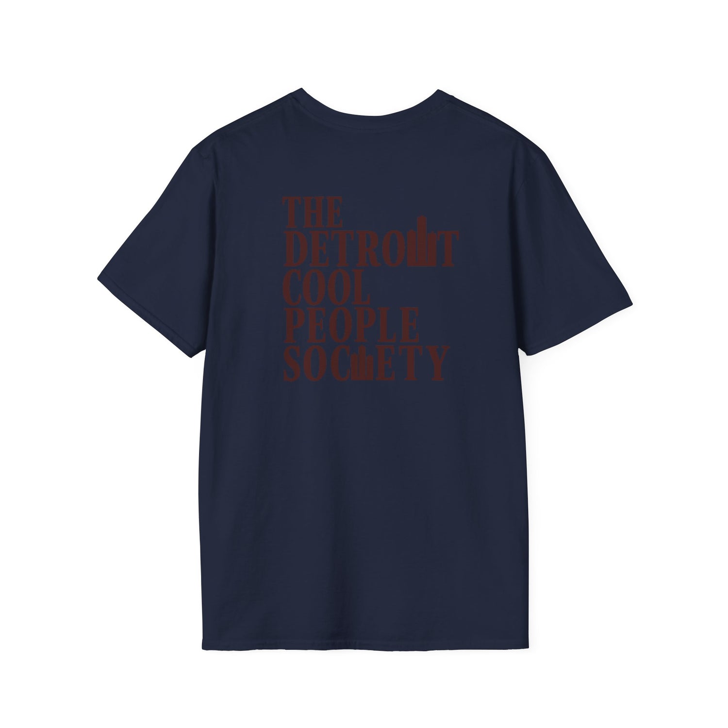 The Detroit Cool People Society Tee - Front and Back Print - Tonyalicious Tees