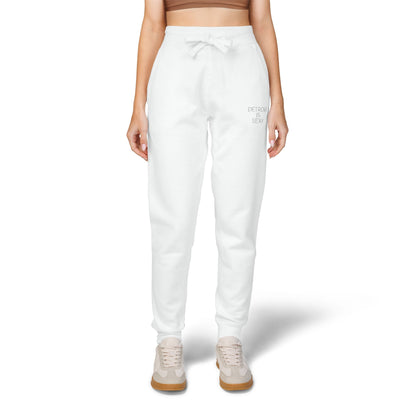 Detroit Is Sexy Unisex Fleece Embroidered Joggers - Tonyalicious Tees
