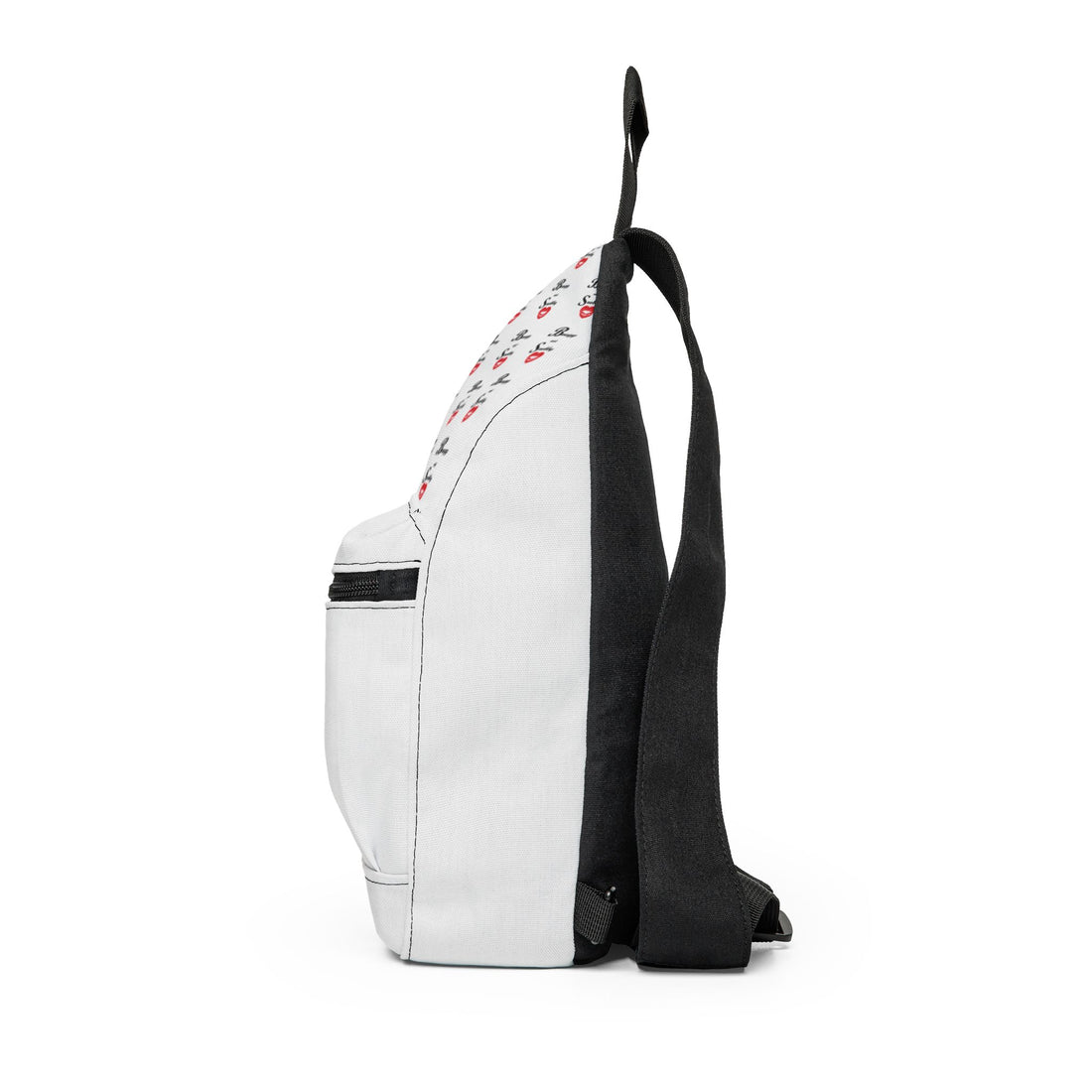 Bougy and Snobby White Crossbody Sling Bag - Tonyalicious Tees