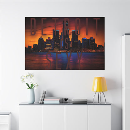 Detroit is Sexy Canvas Wall Art - Tonyalicious Tees