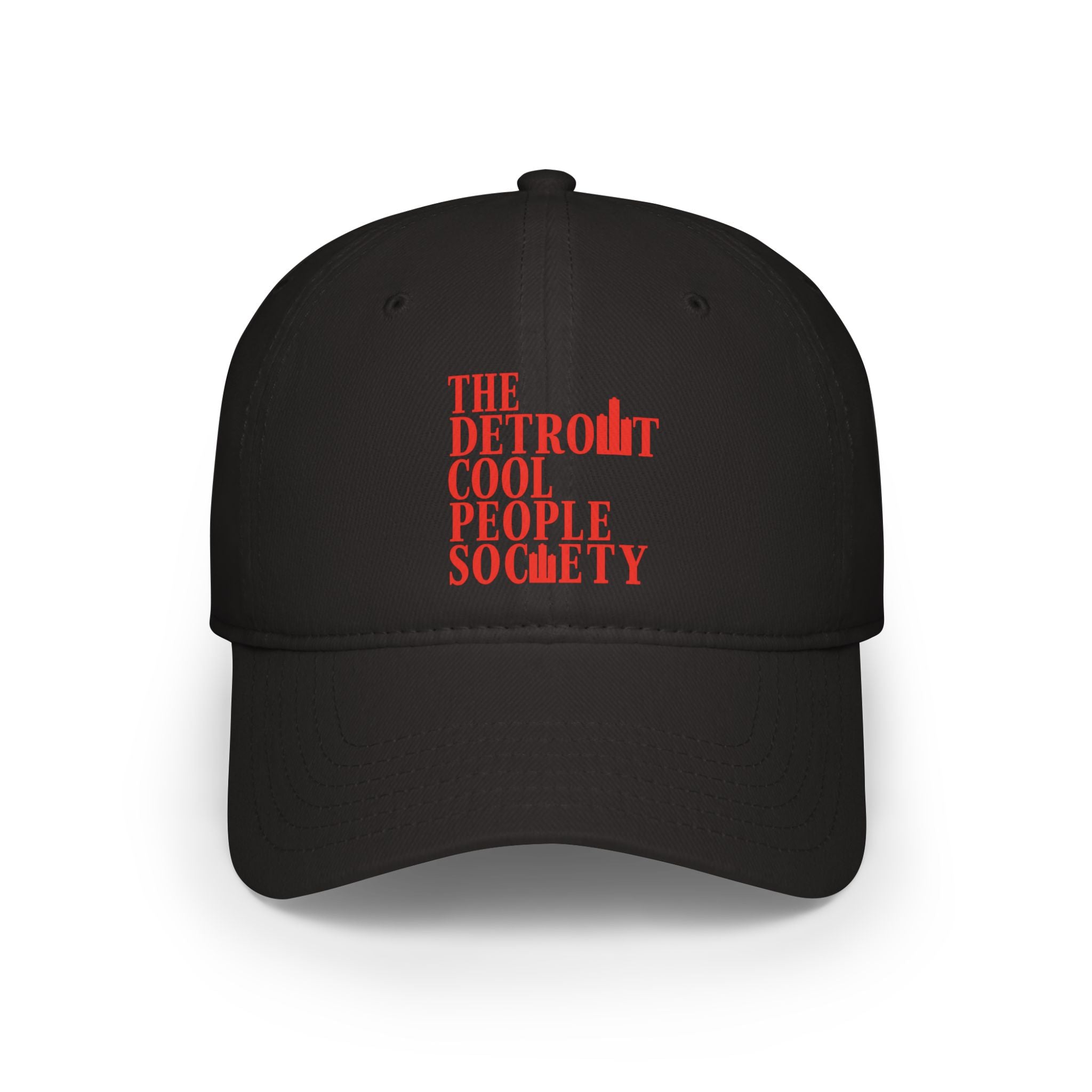 The Detroit Cool People Society Baseball Cap - Red