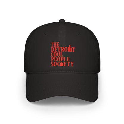 The Detroit Cool People Society Baseball Cap - Red
