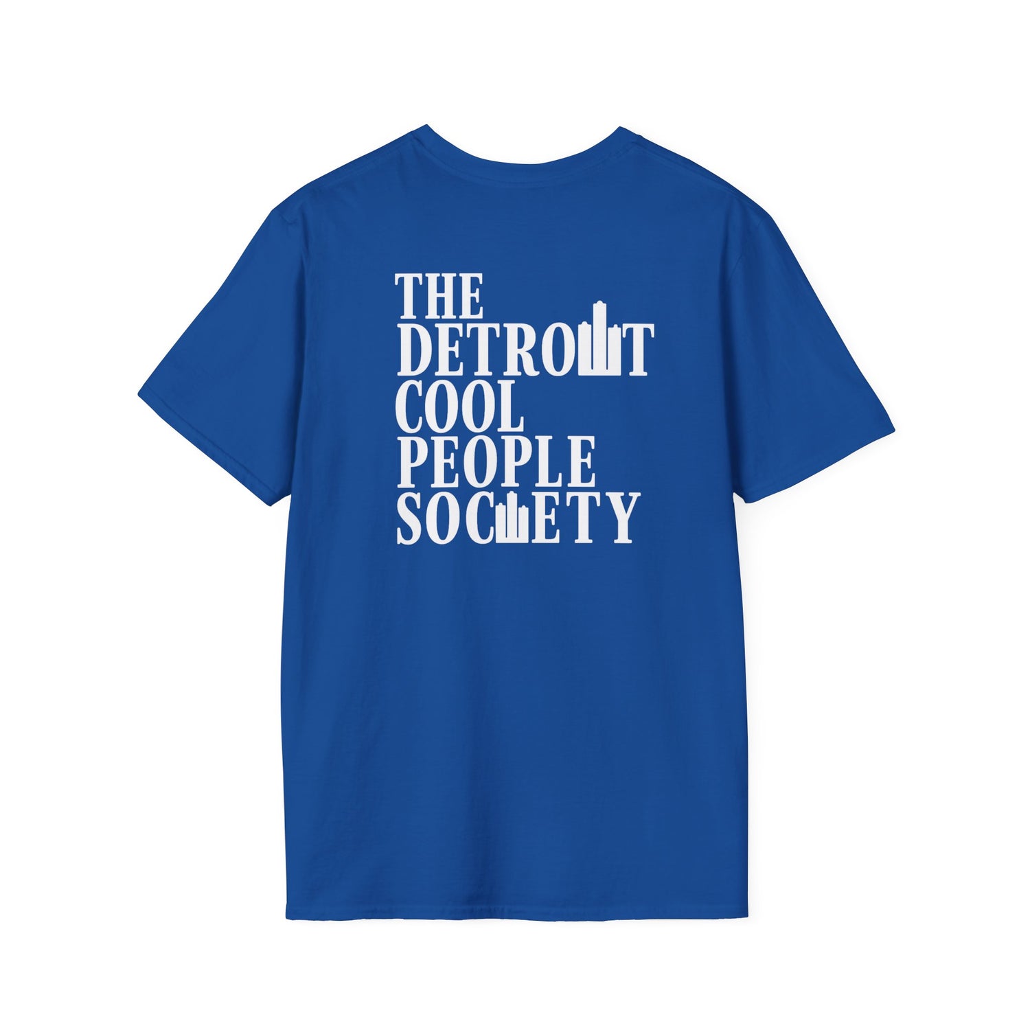 The Detroit Cool People Society Tee - Front and Back Print - Tonyalicious Tees