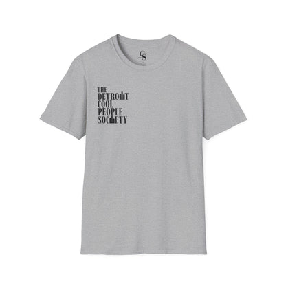 The Detroit Cool People Society Tee - Front and Back Print
