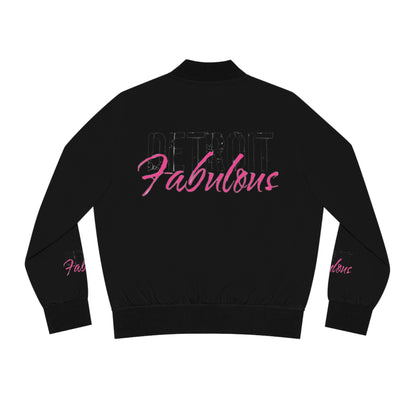 Detroit Fabulous Black Bomber Jacket - Tonyalicious Tees