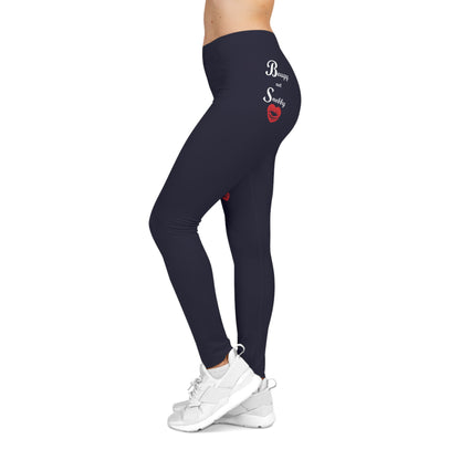 Bougy not Snobby Navy Leggings - Tonyalicious Tees