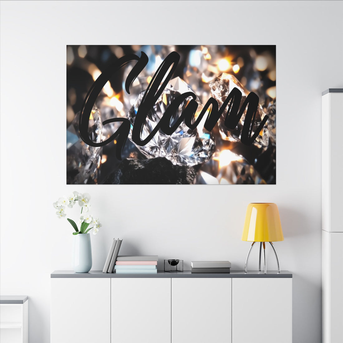 Glam Diamonds Wall Art - Tonyalicious Tees