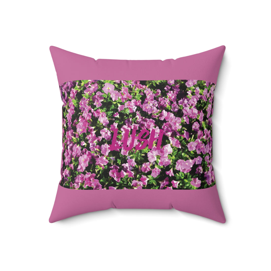 Lush Floral Decorative Pillow