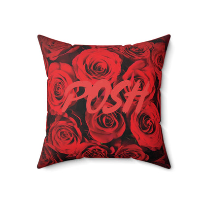 Posh Roses Decorative Pillow - Tonyalicious Tees