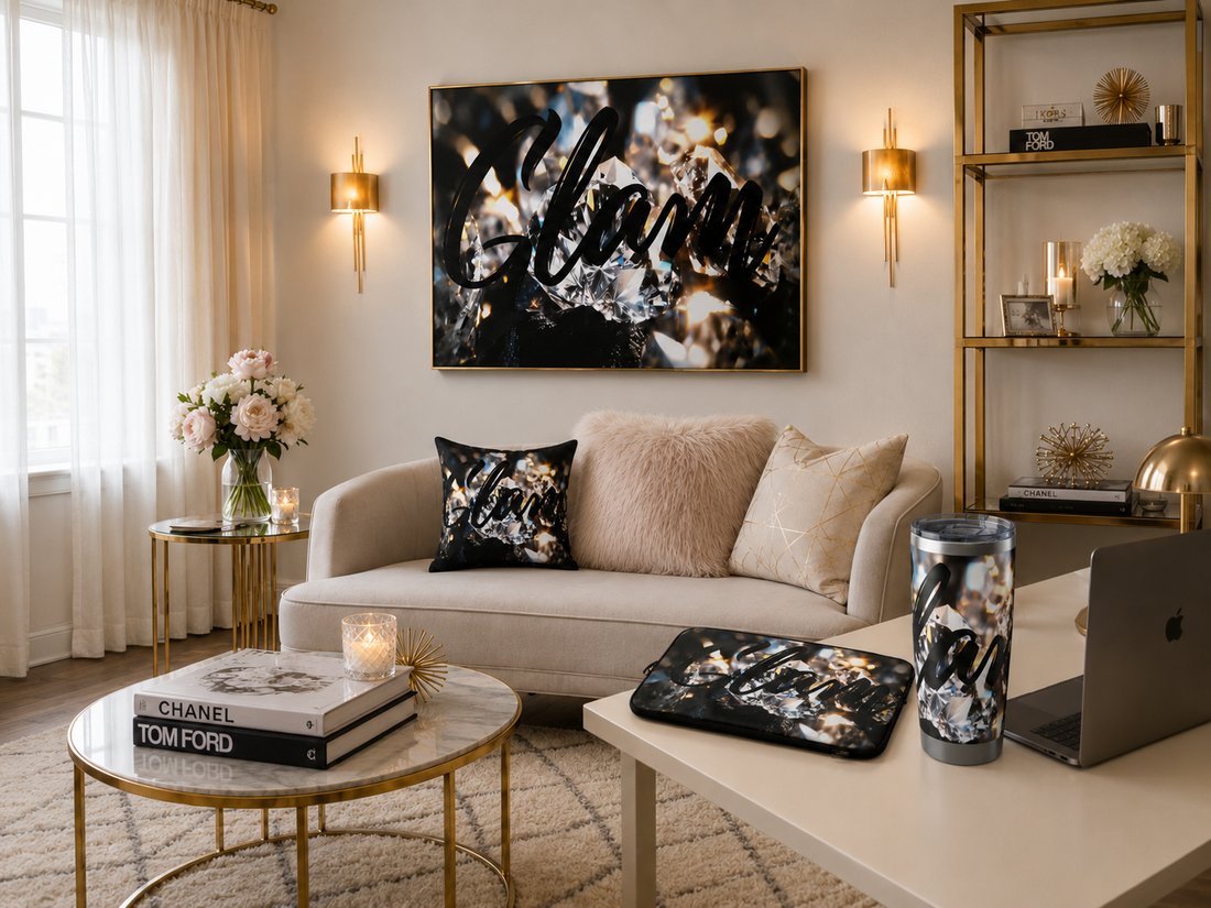 Glam Diamonds Wall Art - Tonyalicious Tees