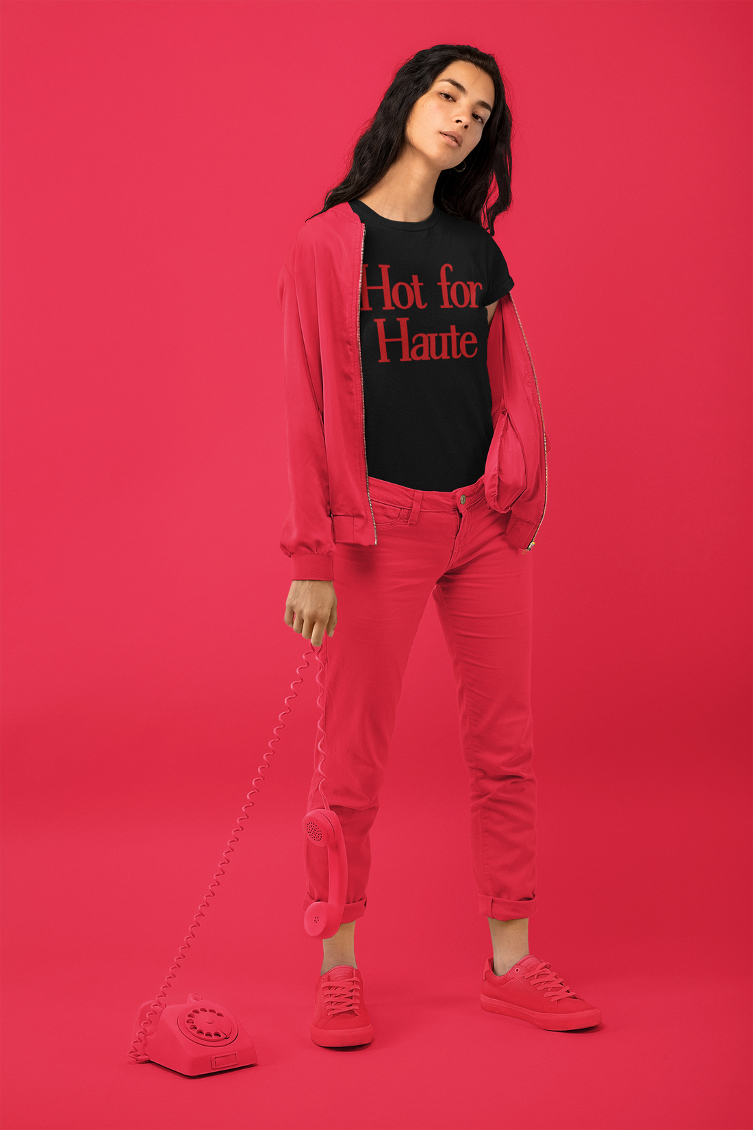 Hot for Haute Large Print Tee