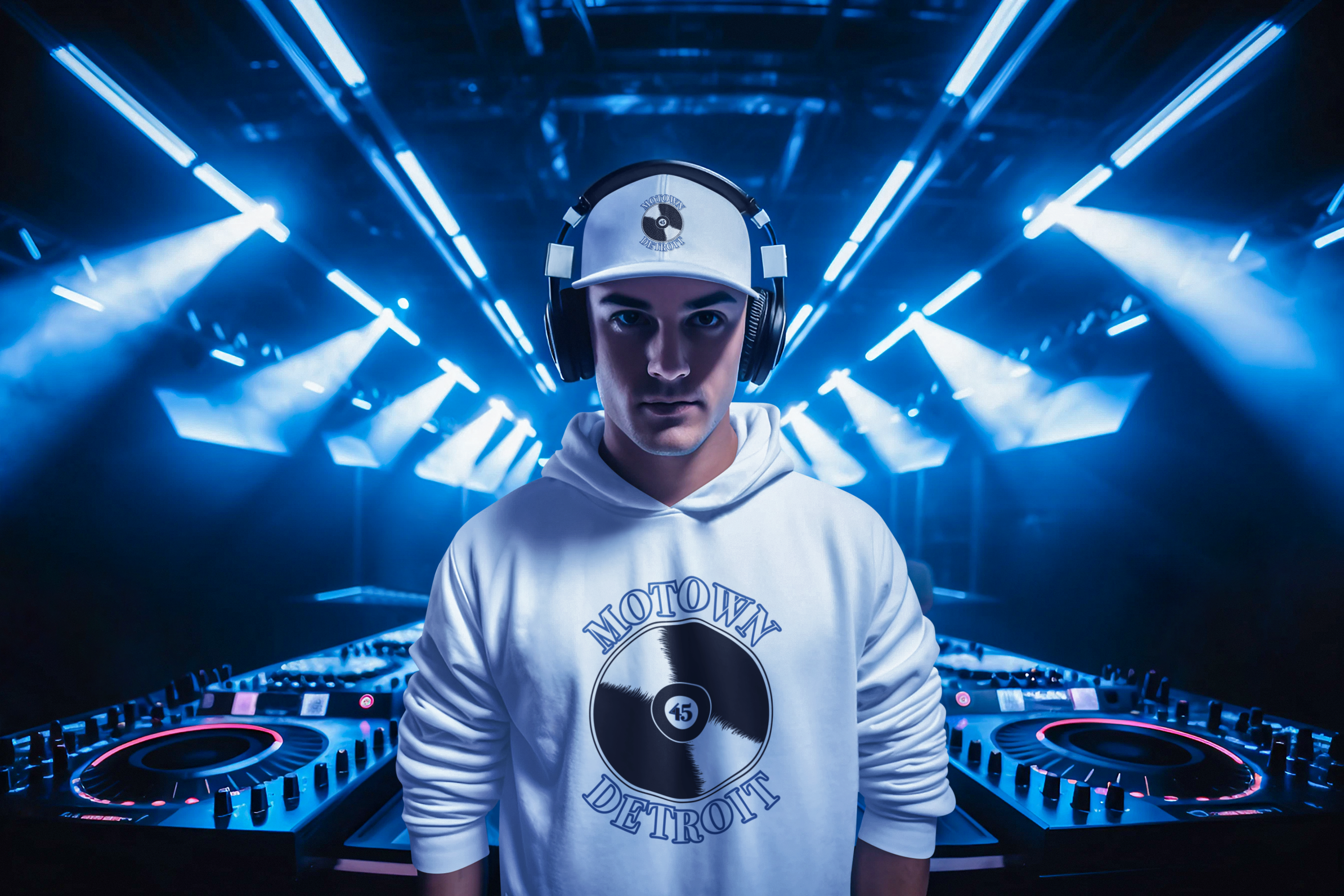 Motown 45 Hoodie - Blue