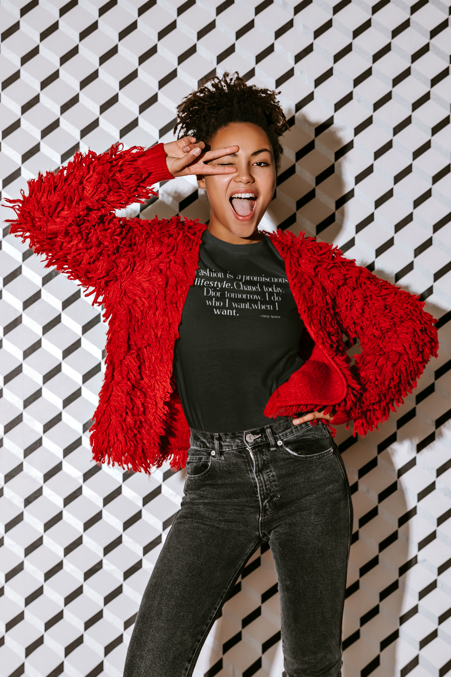Fashion is a Promiscuous Lifestyle Tee - Tonyalicious Tees